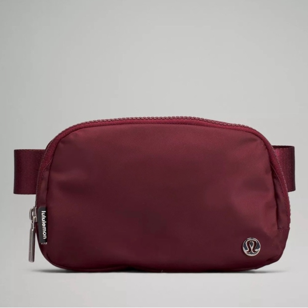 Red merlot lululemon everywhere belt bag
